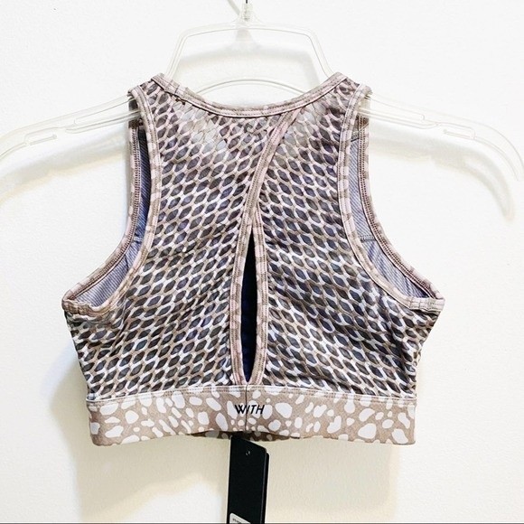 Peloton X WITH Collab NWT Riverstone High Neck Sports Bra XS - Picture 5 of 12